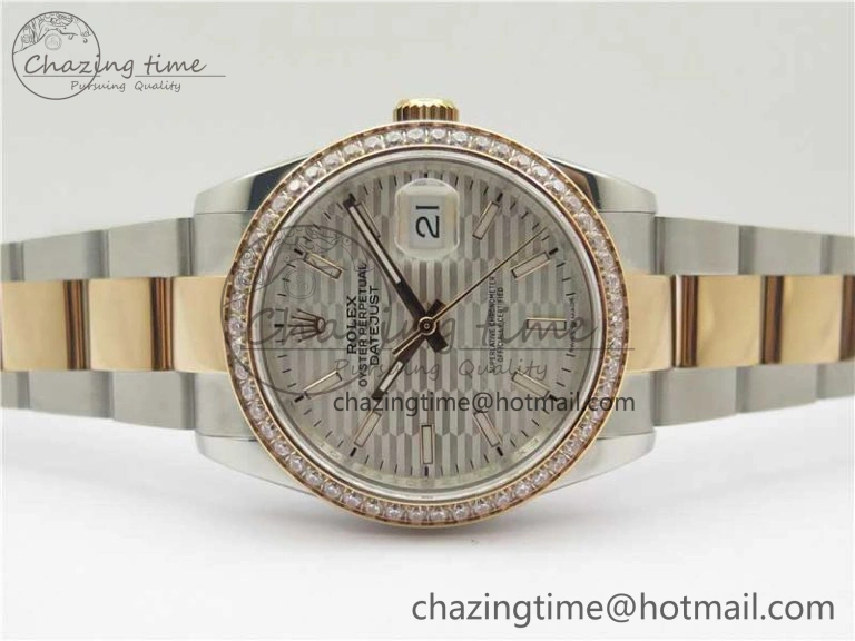 DateJust 36 SS RG 126281 BP Maker 1:1 Best Edition Silver Dial on Oyster Bracelet