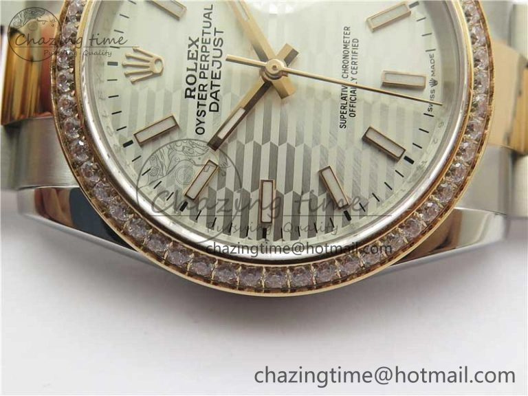DateJust 36 SS RG 126281 BP Maker 1:1 Best Edition Silver Dial on Oyster Bracelet