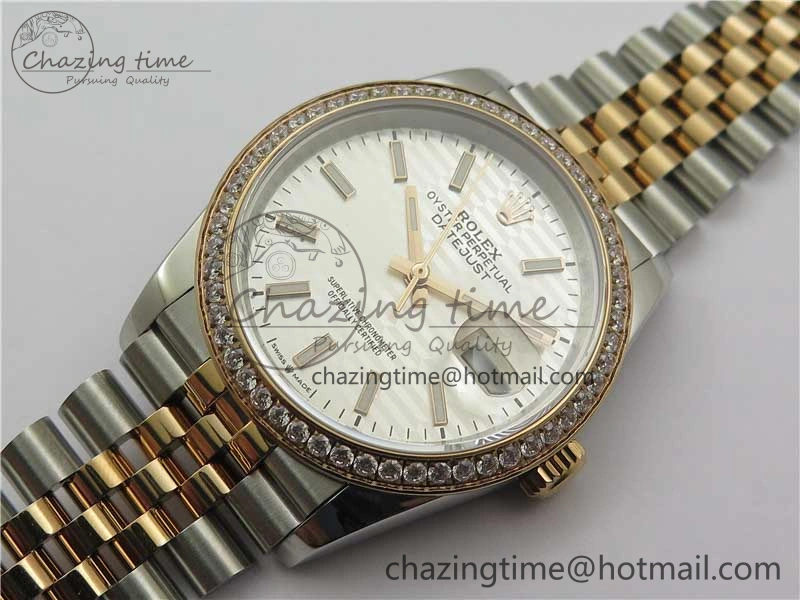 DateJust 36 SS RG 126281 BP Maker 1:1 Best Edition Silver Dial on Oyster Bracelet