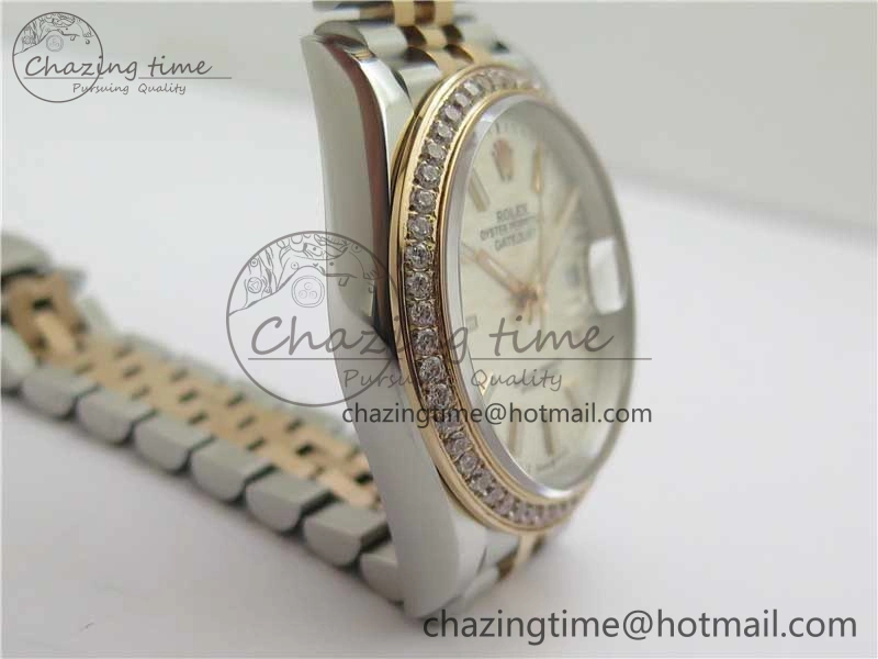 DateJust 36 SS RG 126281 BP Maker 1:1 Best Edition Silver Dial on Oyster Bracelet