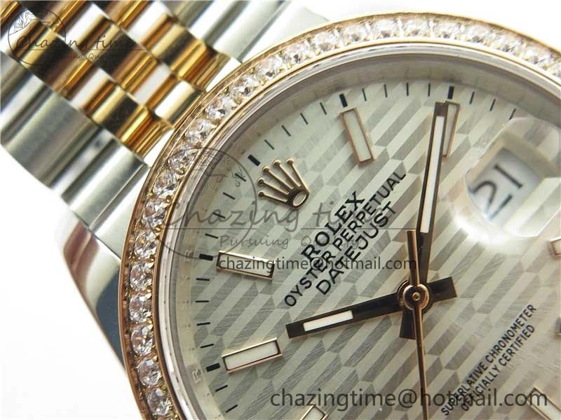 DateJust 36 SS RG 126281 BP Maker 1:1 Best Edition Silver Dial on Oyster Bracelet