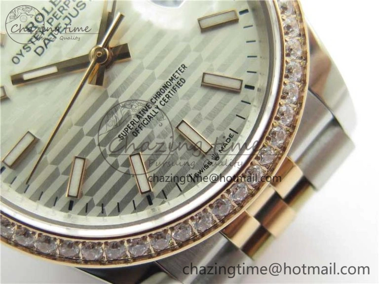 DateJust 36 SS RG 126281 BP Maker 1:1 Best Edition Silver Dial on Oyster Bracelet