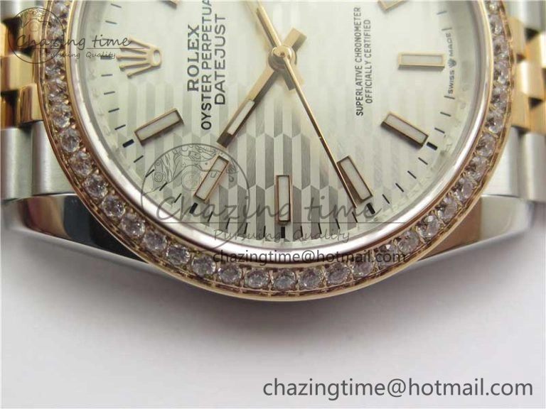 DateJust 36 SS RG 126281 BP Maker 1:1 Best Edition Silver Dial on Oyster Bracelet