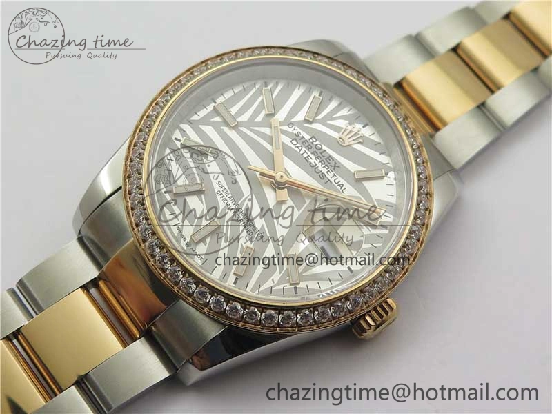 DateJust 36 SS RG 126281 BP Maker 1:1 Best Edition Silver  Gray Dial on Oyster Bracelet