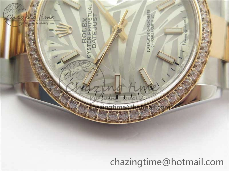 DateJust 36 SS RG 126281 BP Maker 1:1 Best Edition Silver  Gray Dial on Oyster Bracelet