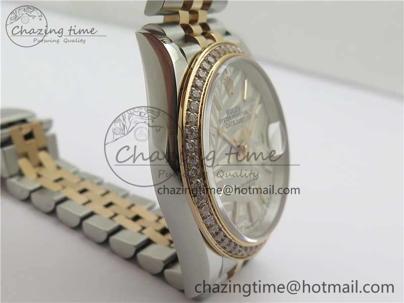 DateJust 36 SS RG 126281 BP Maker 1:1 Best Edition Silver Gray Dial on Oyster Bracelet