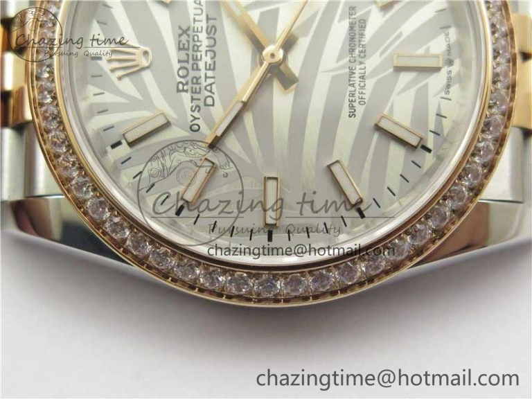 DateJust 36 SS RG 126281 BP Maker 1:1 Best Edition Silver Gray Dial on Oyster Bracelet