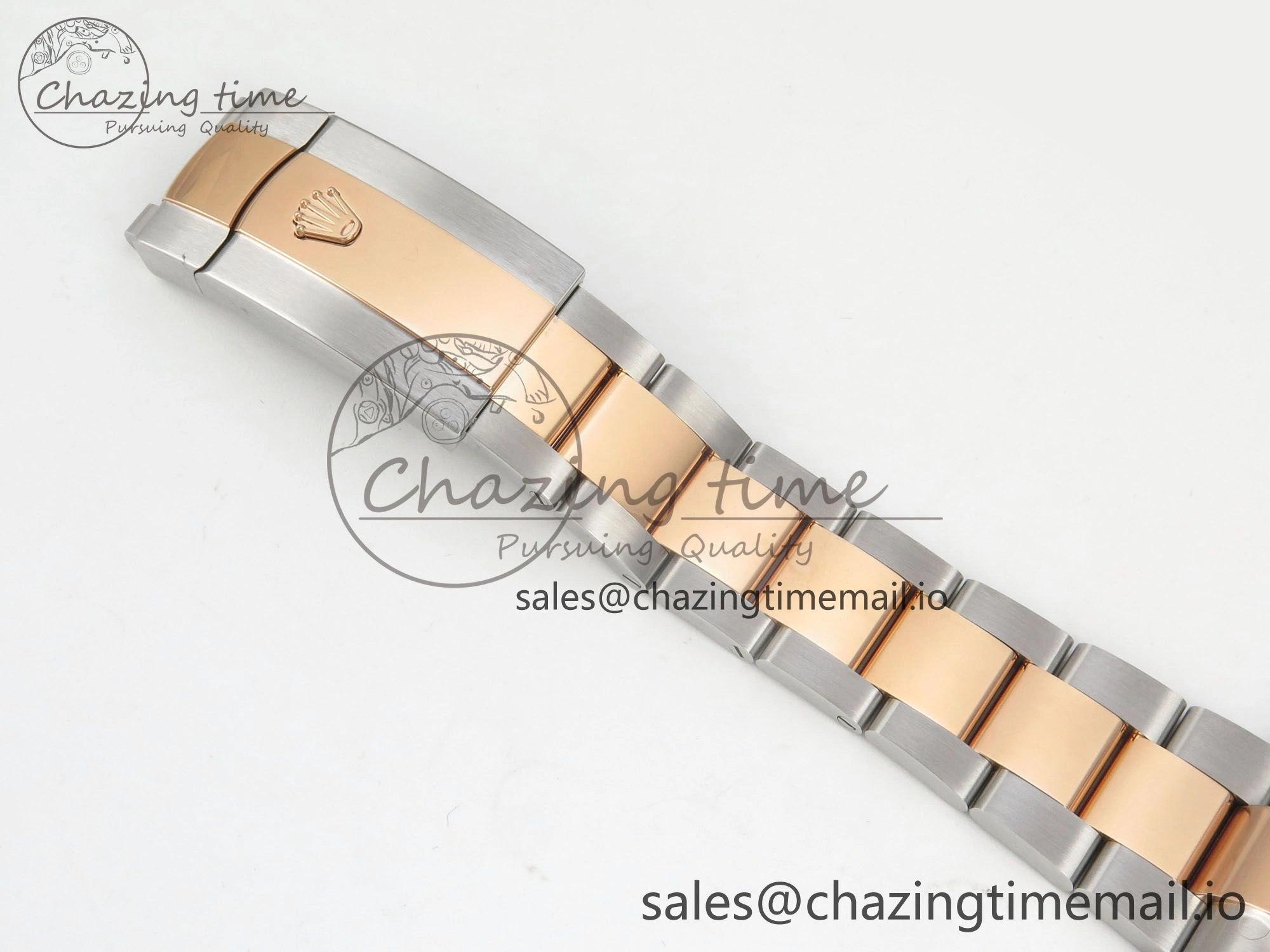 DateJust 36 SS RG ARF 1:1 Best Edition 904L Steel RG Roman Dial on Oyster Bracelet SH3235