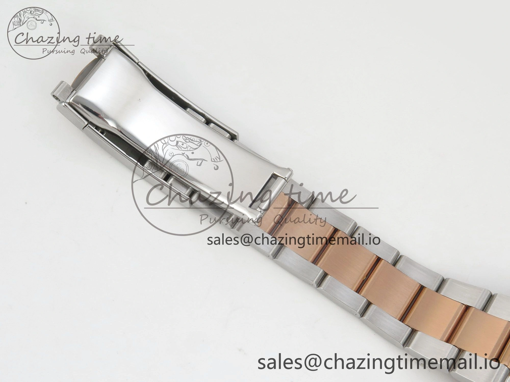 DateJust 36 SS RG ARF 1:1 Best Edition 904L Steel RG Roman Dial on Oyster Bracelet SH3235