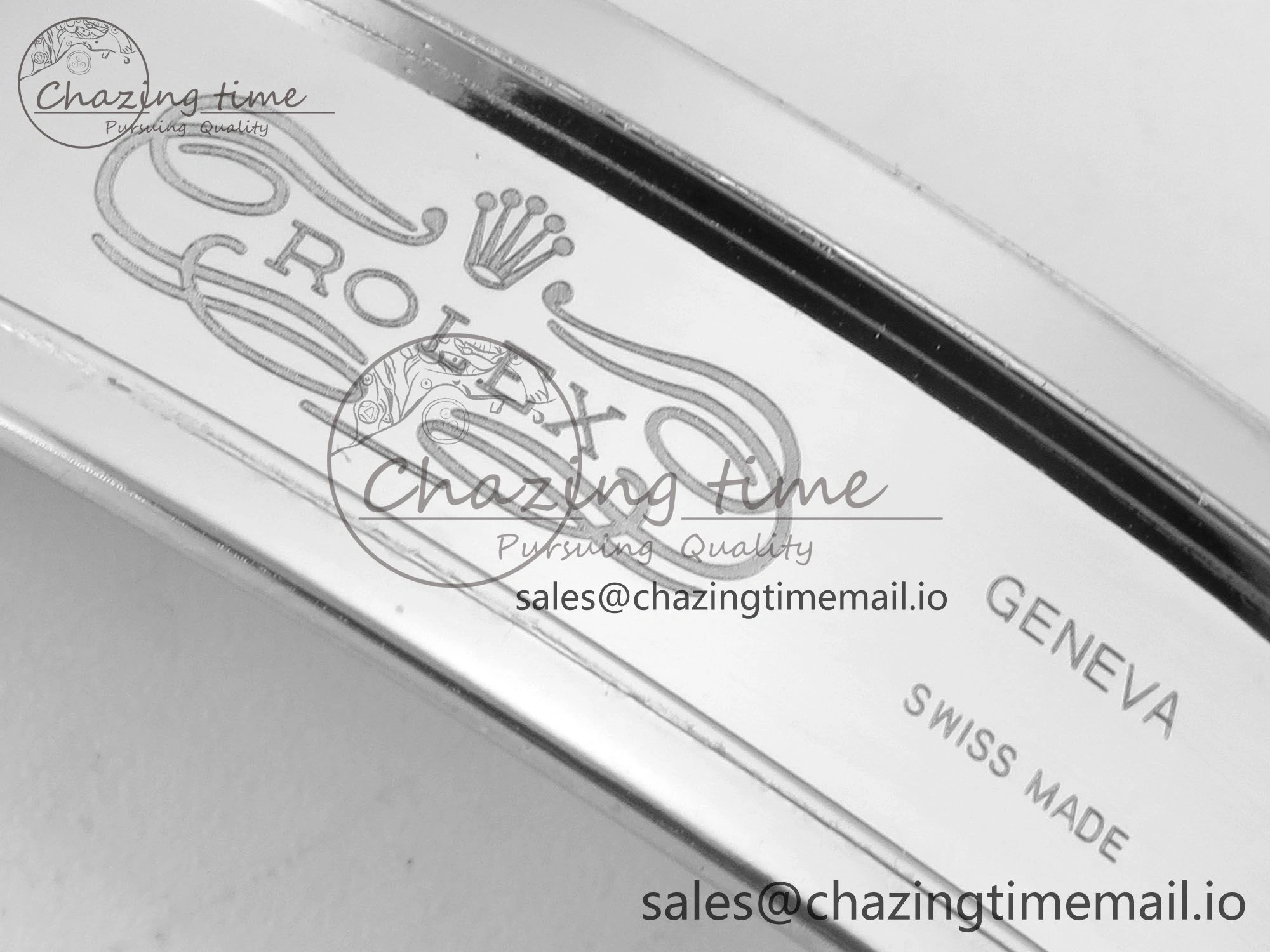 DateJust 36 SS RG ARF 1:1 Best Edition 904L Steel RG Roman Dial on Oyster Bracelet SH3235