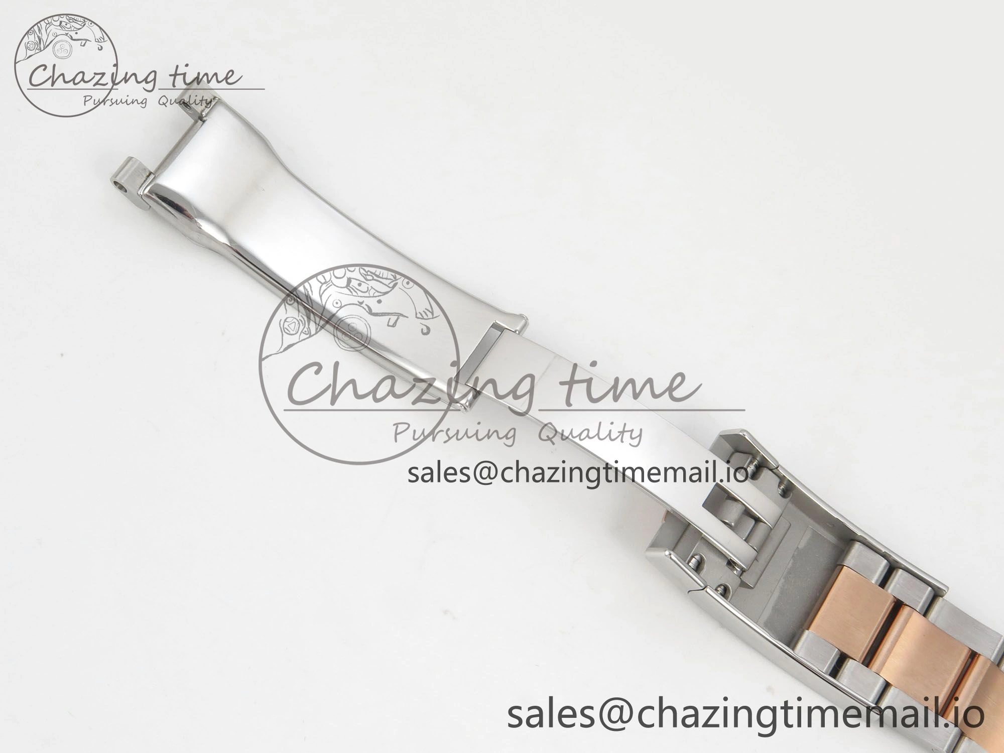 DateJust 36 SS RG ARF 1:1 Best Edition 904L Steel RG Roman Dial on Oyster Bracelet SH3235