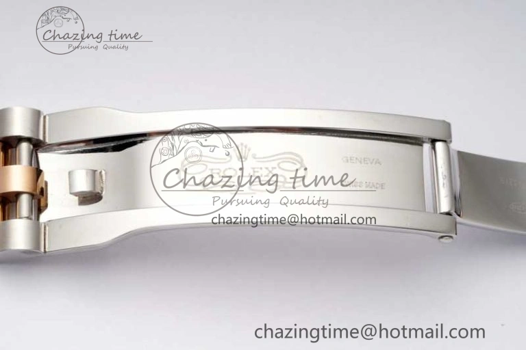 DateJust 36 SS RG DIWF 1:1 Best Edition 904L Steel Gray Stick Dial on Jubilee Bracelet SA3235