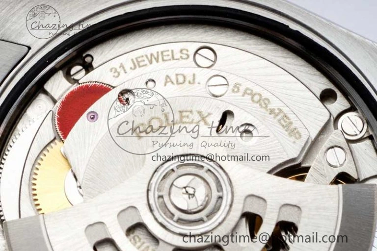 DateJust 36 SS RG DIWF 1:1 Best Edition 904L Steel Gray Stick Dial on Jubilee Bracelet SA3235