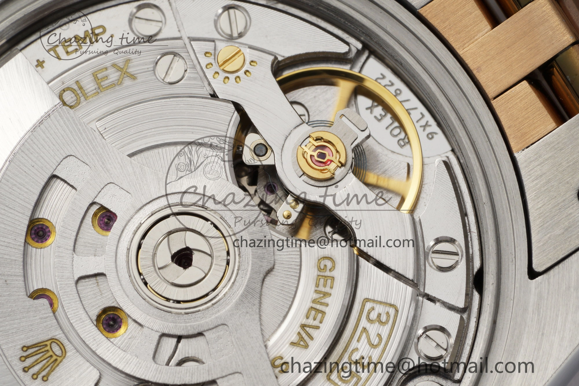 DateJust 36 SS RG Gold Wrapped JDF 1:1 Best Edition Silver Diamonds Textured Dial on Jubilee Bracelet VR3235 V2