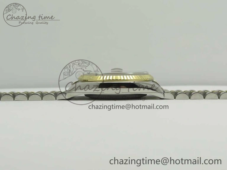 DateJust 36 SS YG 116233 ARF 1:1 Best Edition 904L Steel Black Dial Stick Markers on Jubilee Bracelet SH3135 V2