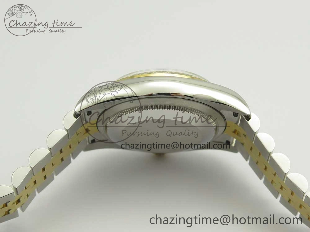 DateJust 36 SS YG 116233 ARF 1:1 Best Edition 904L Steel YG Dial Diamonds Markers on Jubilee Bracelet SH3135 V2