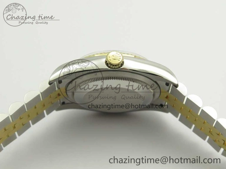 DateJust 36 SS YG 116233 ARF 1:1 Best Edition 904L Steel YG Dial Diamonds Markers on Jubilee Bracelet SH3135 V2