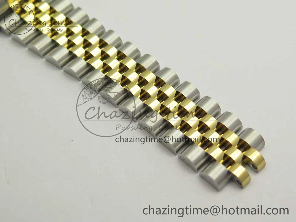 DateJust 36 SS YG 116233 ARF 1:1 Best Edition 904L Steel YG Dial Diamonds Markers on Jubilee Bracelet SH3135 V2