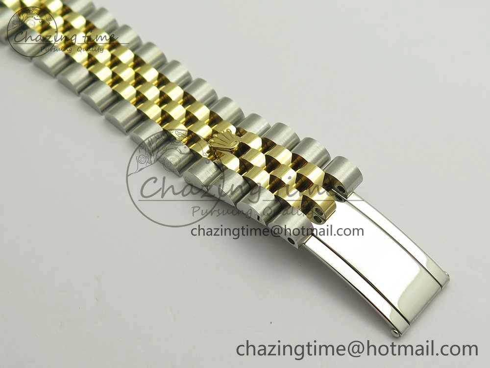 DateJust 36 SS YG 116233 ARF 1:1 Best Edition 904L Steel YG Dial Diamonds Markers on Jubilee Bracelet SH3135 V2
