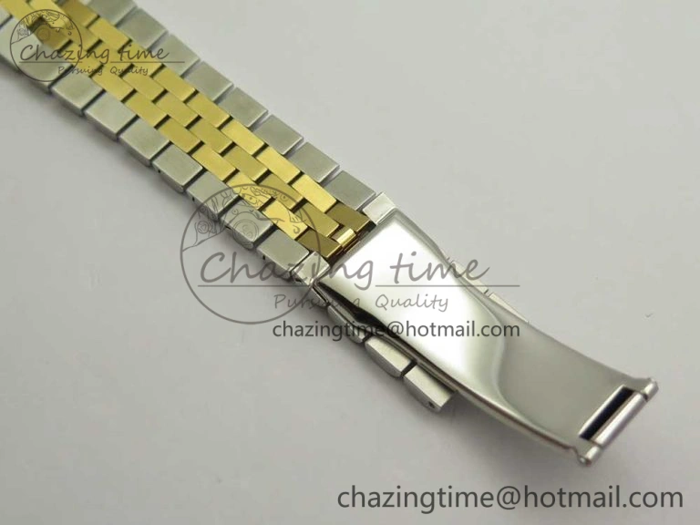 DateJust 36 SS YG 116233 ARF 1:1 Best Edition 904L Steel YG Dial Diamonds Markers on Jubilee Bracelet SH3135 V2