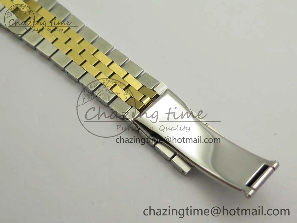 DateJust 36 SS YG 116233 ARF 1:1 Best Edition 904L Steel YG Dial Diamonds Markers on Jubilee Bracelet SH3135 V2