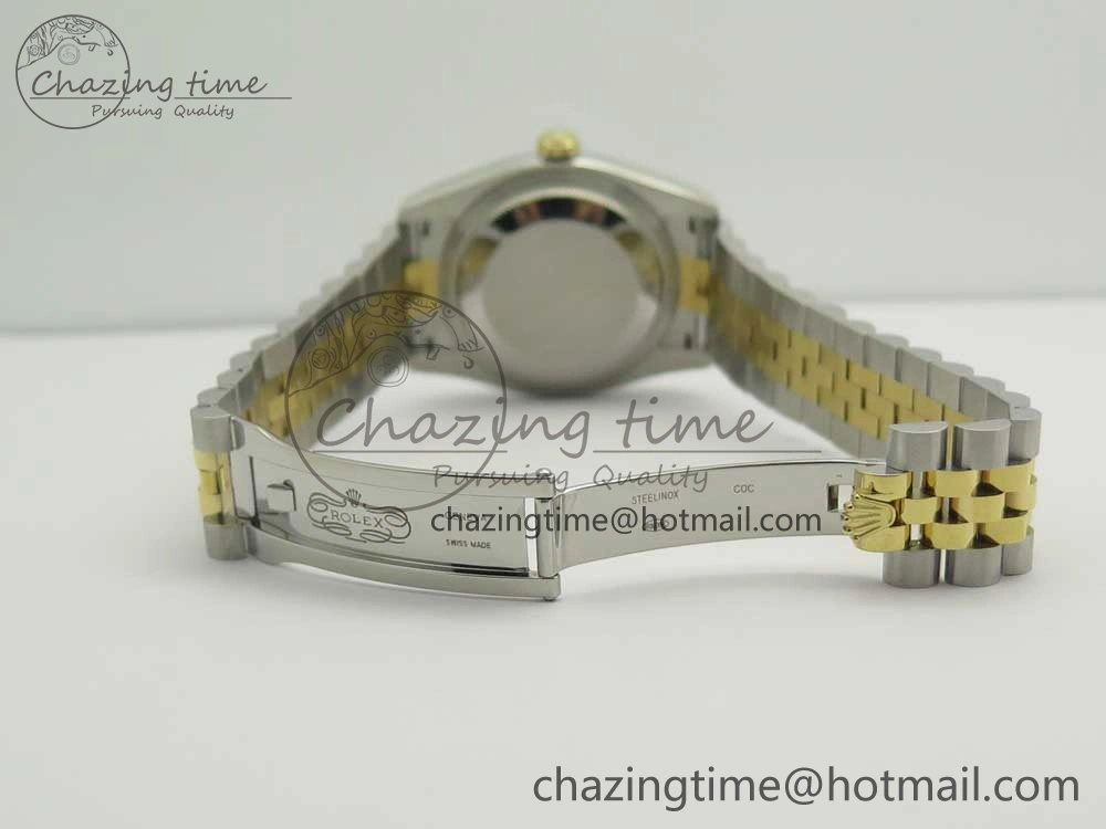 DateJust 36 SS YG 116233 ARF 1:1 Best Edition 904L Steel YG Dial Diamonds Markers on Jubilee Bracelet SH3135 V2