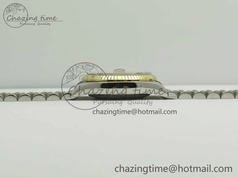 DateJust 36 SS YG 116233 ARF 1:1 Best Edition 904L Steel YG Dial Diamonds Markers on Jubilee Bracelet SH3135 V2