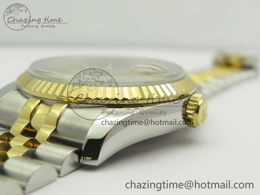 DateJust 36 SS YG 116233 ARF 1:1 Best Edition 904L Steel YG Dial Stick Markers on Jubilee Bracelet SH3135 V2