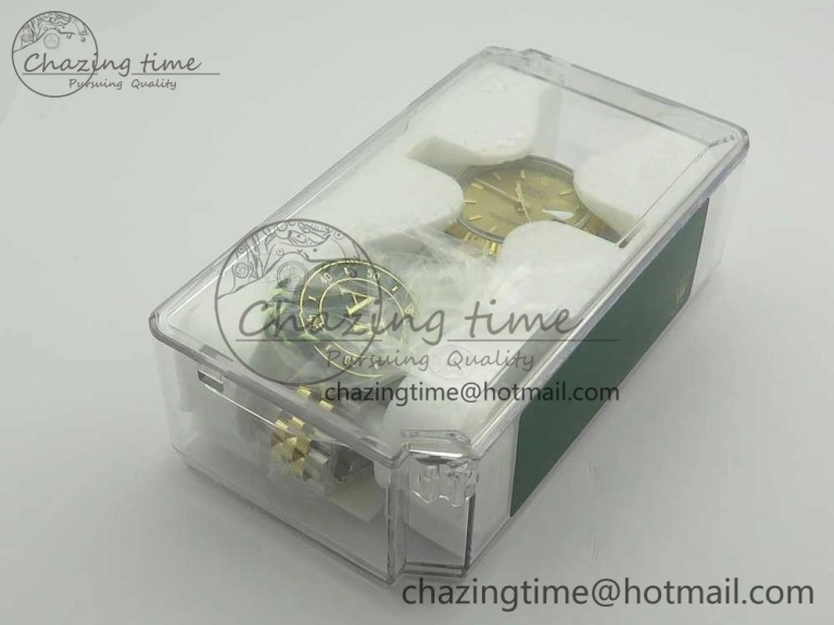 DateJust 36 SS YG 116233 ARF 1:1 Best Edition 904L Steel YG Dial Stick Markers on Jubilee Bracelet SH3135 V2
