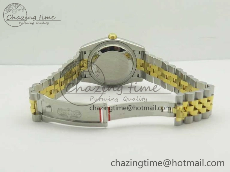 DateJust 36 SS YG 126233 ARF 1:1 Best Edition Silver Dial Stick Markers on SS YG Jubilee Bracelet SH3135