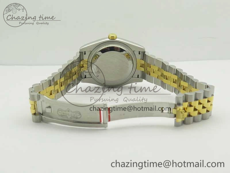 DateJust 36 SS YG 126233 ARF 1:1 Best Edition Silver Dial Stick Markers on SS YG Jubilee Bracelet SH3135