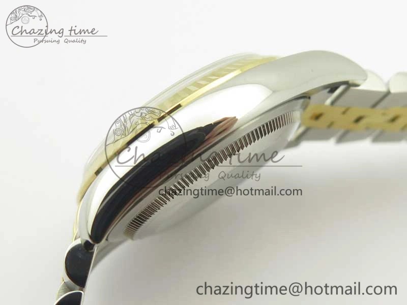 DateJust 36 SS YG 126233 ARF 1:1 Best Edition Silver Dial Stick Markers on SS YG Jubilee Bracelet SH3135
