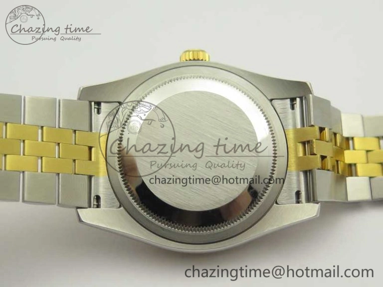 DateJust 36 SS YG 126233 ARF 1:1 Best Edition Silver Dial Stick Markers on SS YG Jubilee Bracelet SH3135
