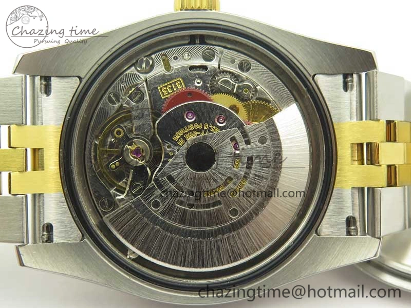 DateJust 36 SS YG 126233 ARF 1:1 Best Edition Silver Dial Stick Markers on SS YG Jubilee Bracelet SH3135