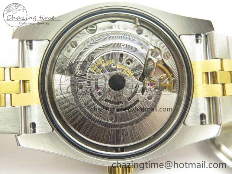 DateJust 36 SS YG 126233 ARF 1:1 Best Edition Silver Dial Stick Markers on SS YG Jubilee Bracelet SH3135