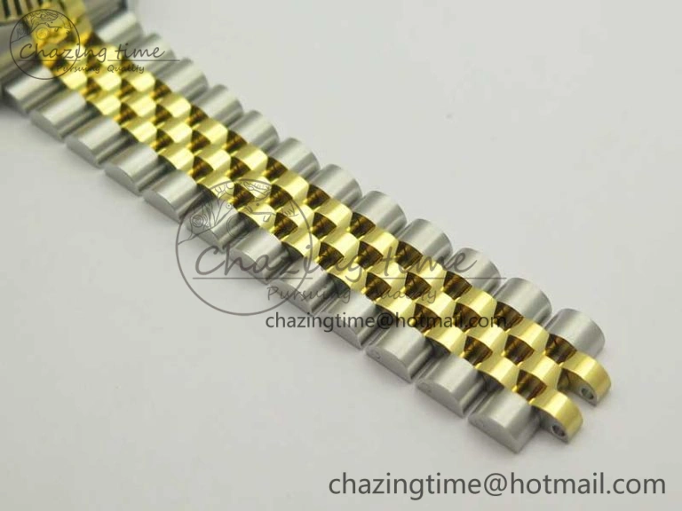 DateJust 36 SS YG 126233 ARF 1:1 Best Edition Silver Dial Stick Markers on SS YG Jubilee Bracelet SH3135