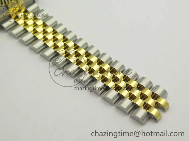 DateJust 36 SS YG 126233 ARF 1:1 Best Edition Silver Dial Stick Markers on SS YG Jubilee Bracelet SH3135