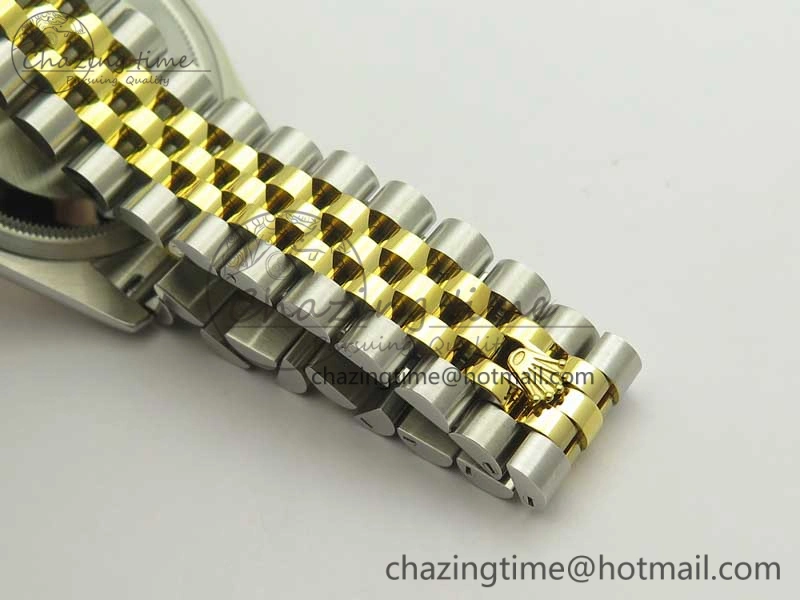 DateJust 36 SS YG 126233 ARF 1:1 Best Edition Silver Dial Stick Markers on SS YG Jubilee Bracelet SH3135
