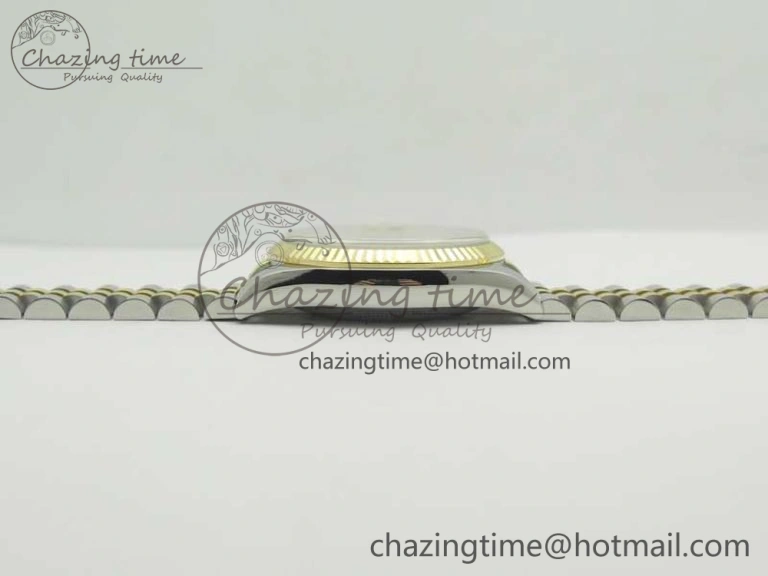 DateJust 36 SS YG 126233 ARF 1:1 Best Edition YG Dial Stick Markers on SS YG Jubilee Bracelet SH3135