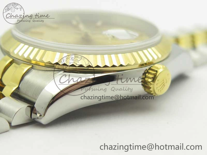 DateJust 36 SS YG 126233 ARF 1:1 Best Edition YG Dial Stick Markers on SS YG Jubilee Bracelet SH3135