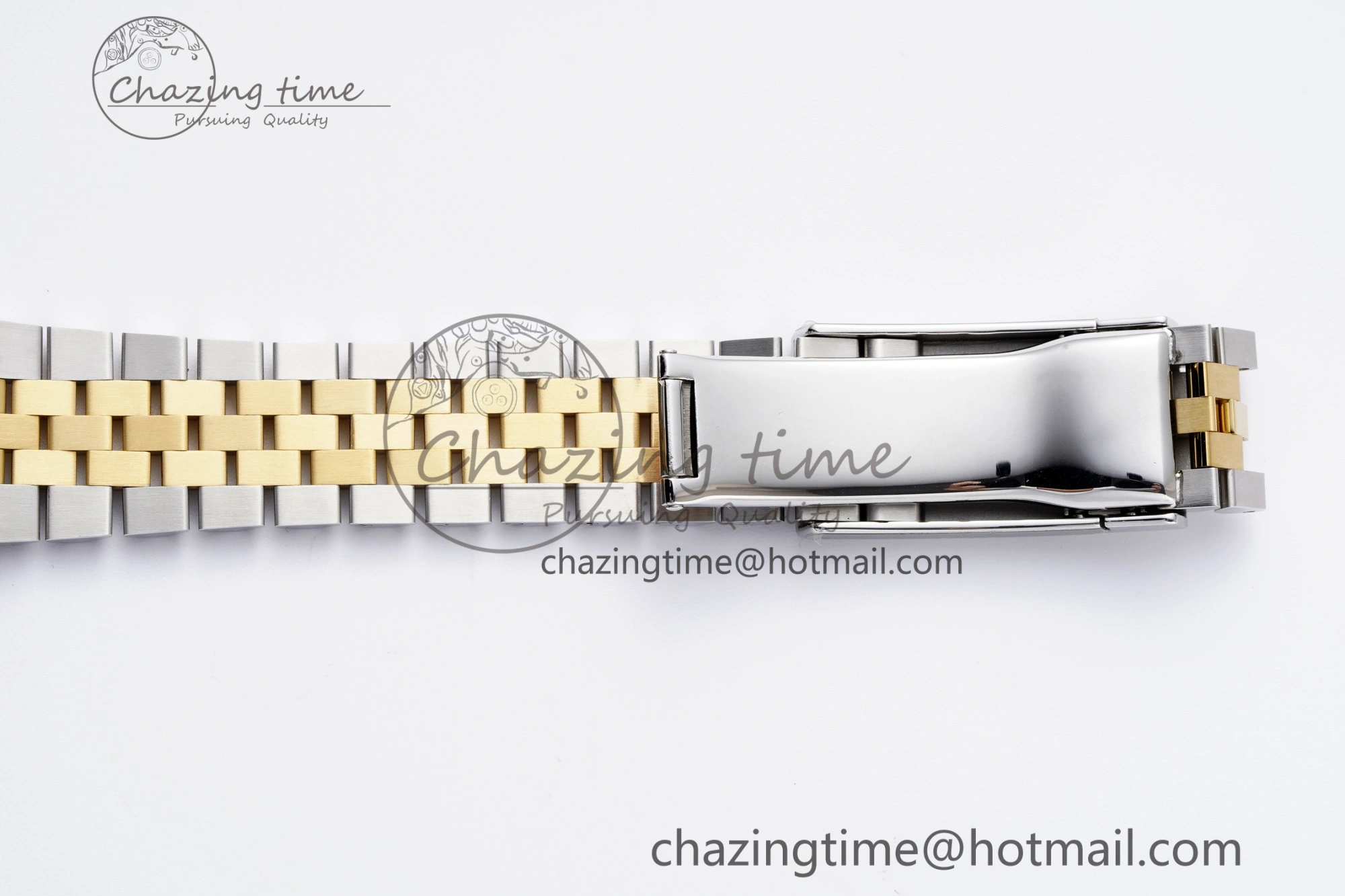 DateJust 36 SS YG 126233 JDF YG Plated 904L Steel White Dial Roman Markers on Jubilee Bracelet V2