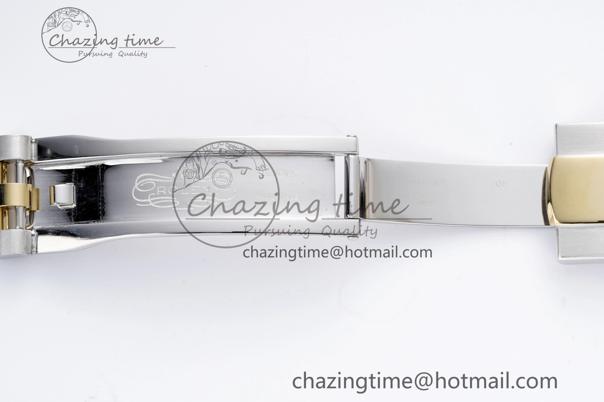 DateJust 36 SS YG 126233 JDF YG Plated 904L Steel White Dial Roman Markers on Jubilee Bracelet V2