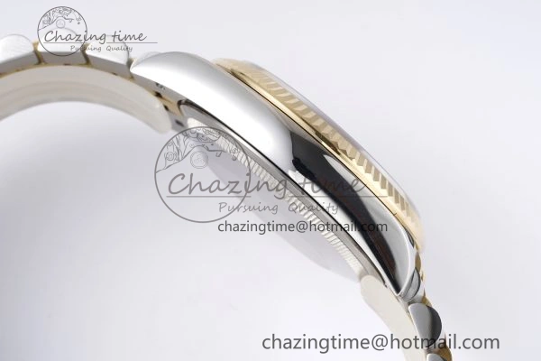 DateJust 36 SS YG 126233 JDF YG Plated 904L Steel White Dial Roman Markers on Jubilee Bracelet V2