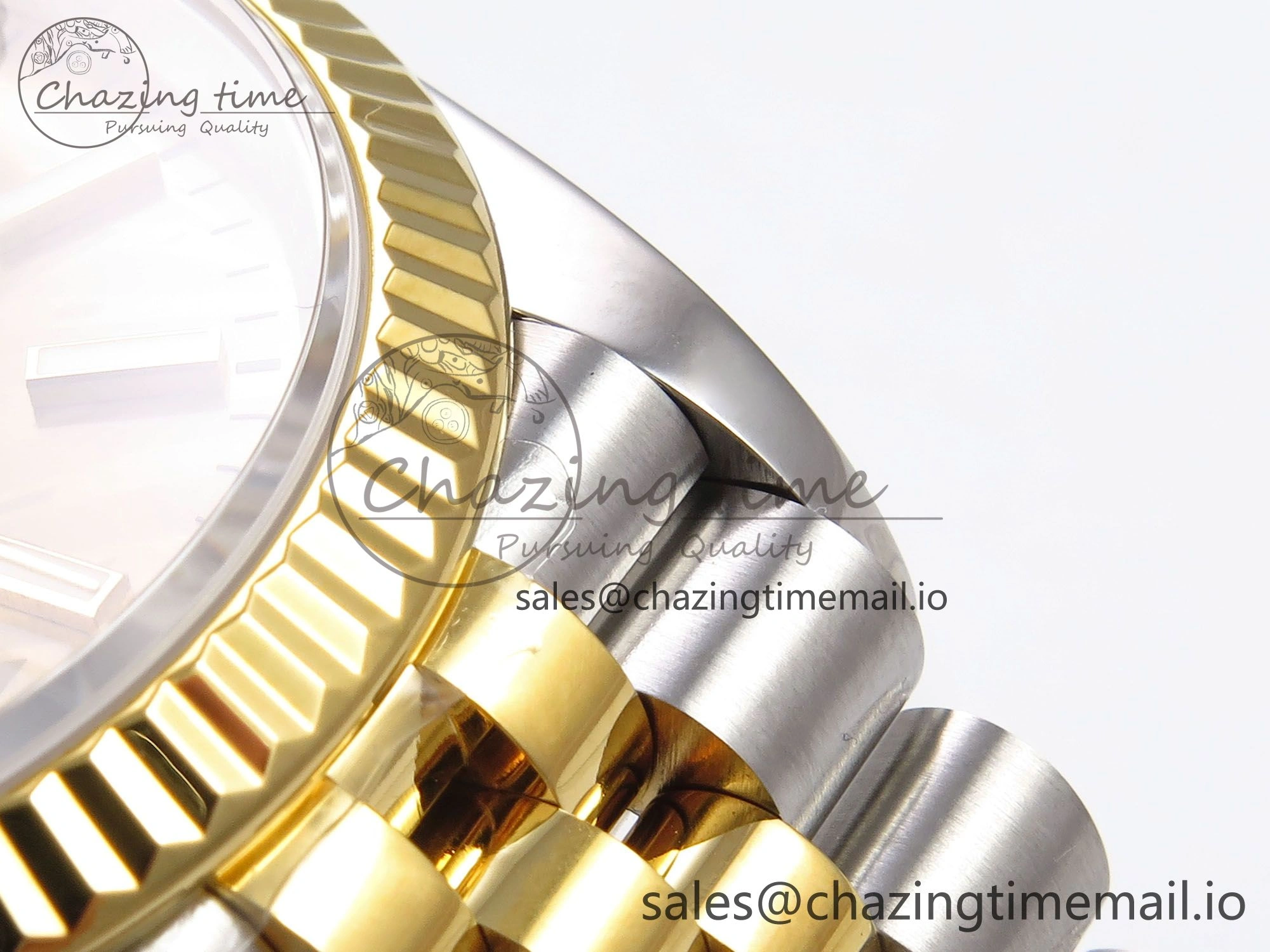DateJust 36 SS YG 126233 VSF 1:1 Best Edition 904L Steel YG Leaf Dial on Jubilee Bracelet VS3235