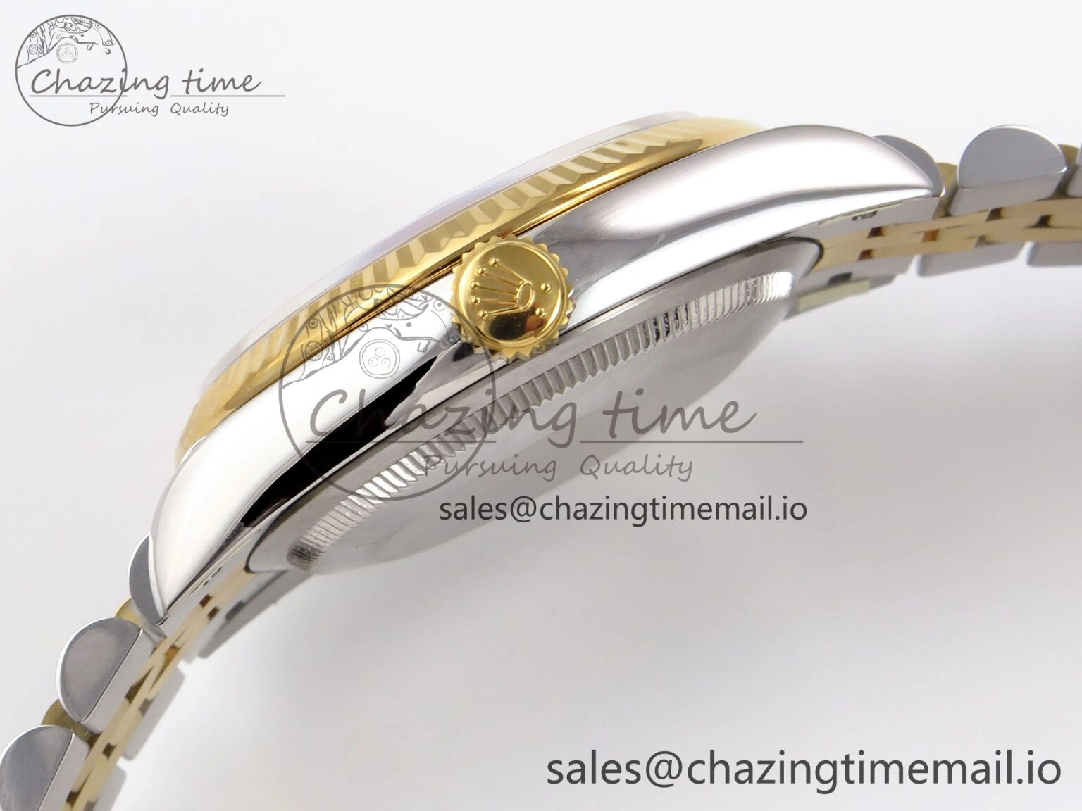 DateJust 36 SS YG 126233 VSF 1:1 Best Edition 904L Steel YG Leaf Dial on Jubilee Bracelet VS3235