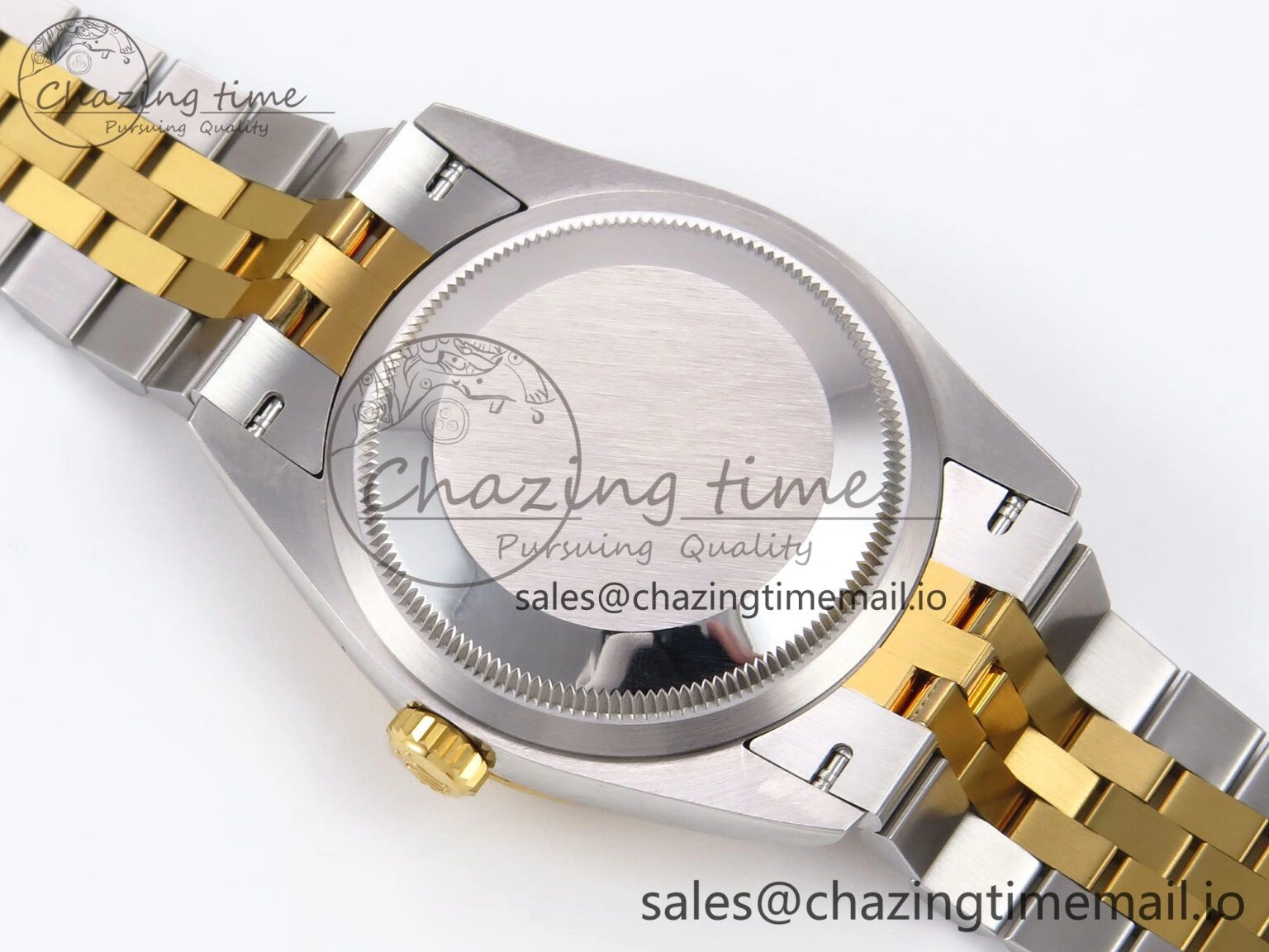 DateJust 36 SS YG 126233 VSF 1:1 Best Edition 904L Steel YG Leaf Dial on Jubilee Bracelet VS3235