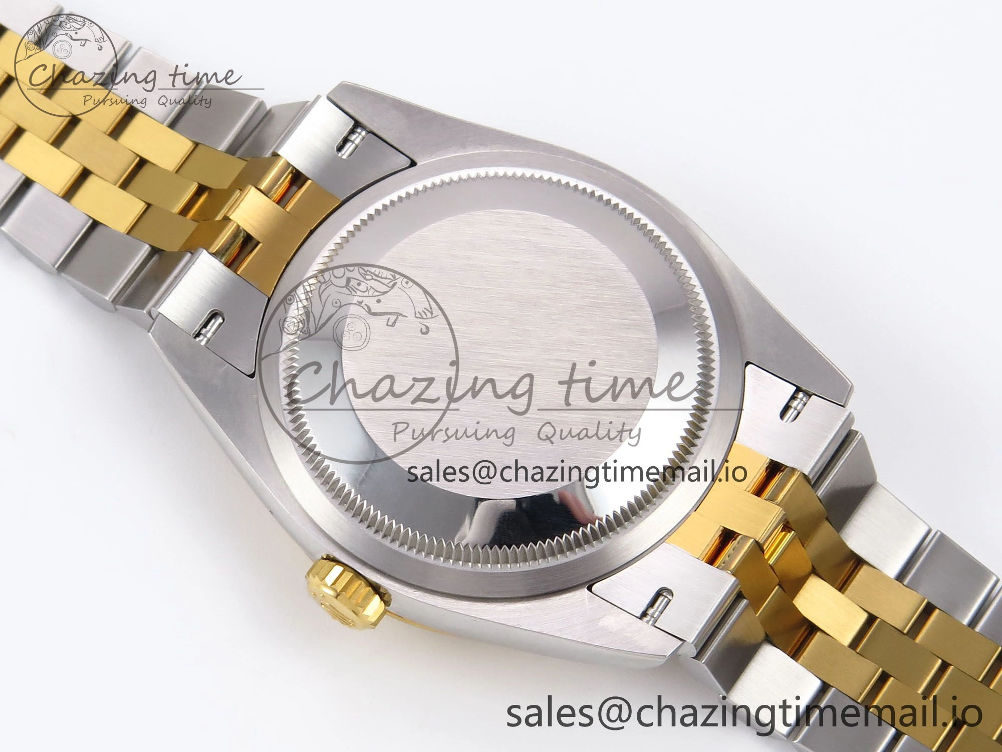 DateJust 36 SS YG 126233 VSF 1:1 Best Edition 904L Steel YG Leaf Dial on Jubilee Bracelet VS3235