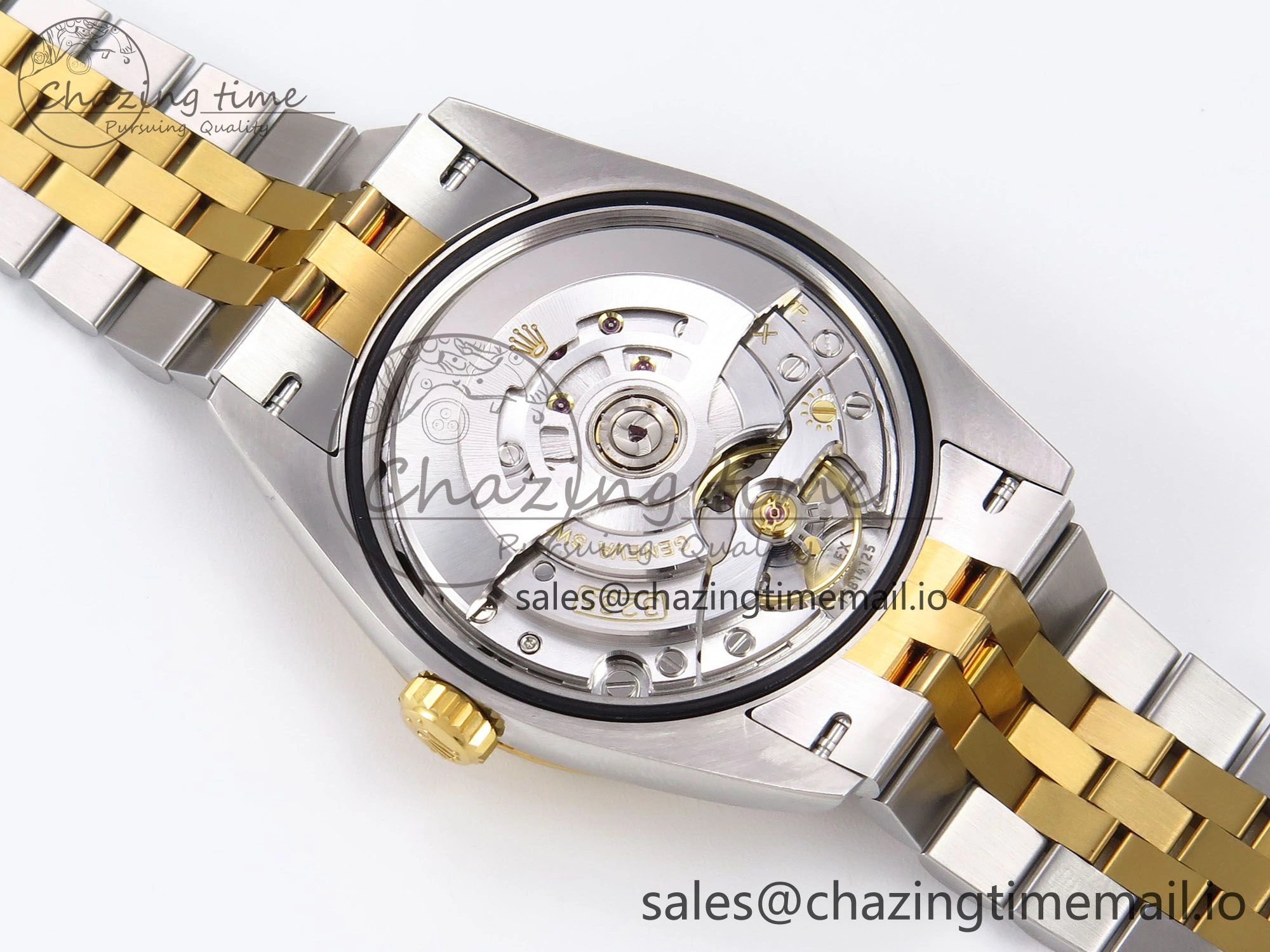 DateJust 36 SS YG 126233 VSF 1:1 Best Edition 904L Steel YG Leaf Dial on Jubilee Bracelet VS3235