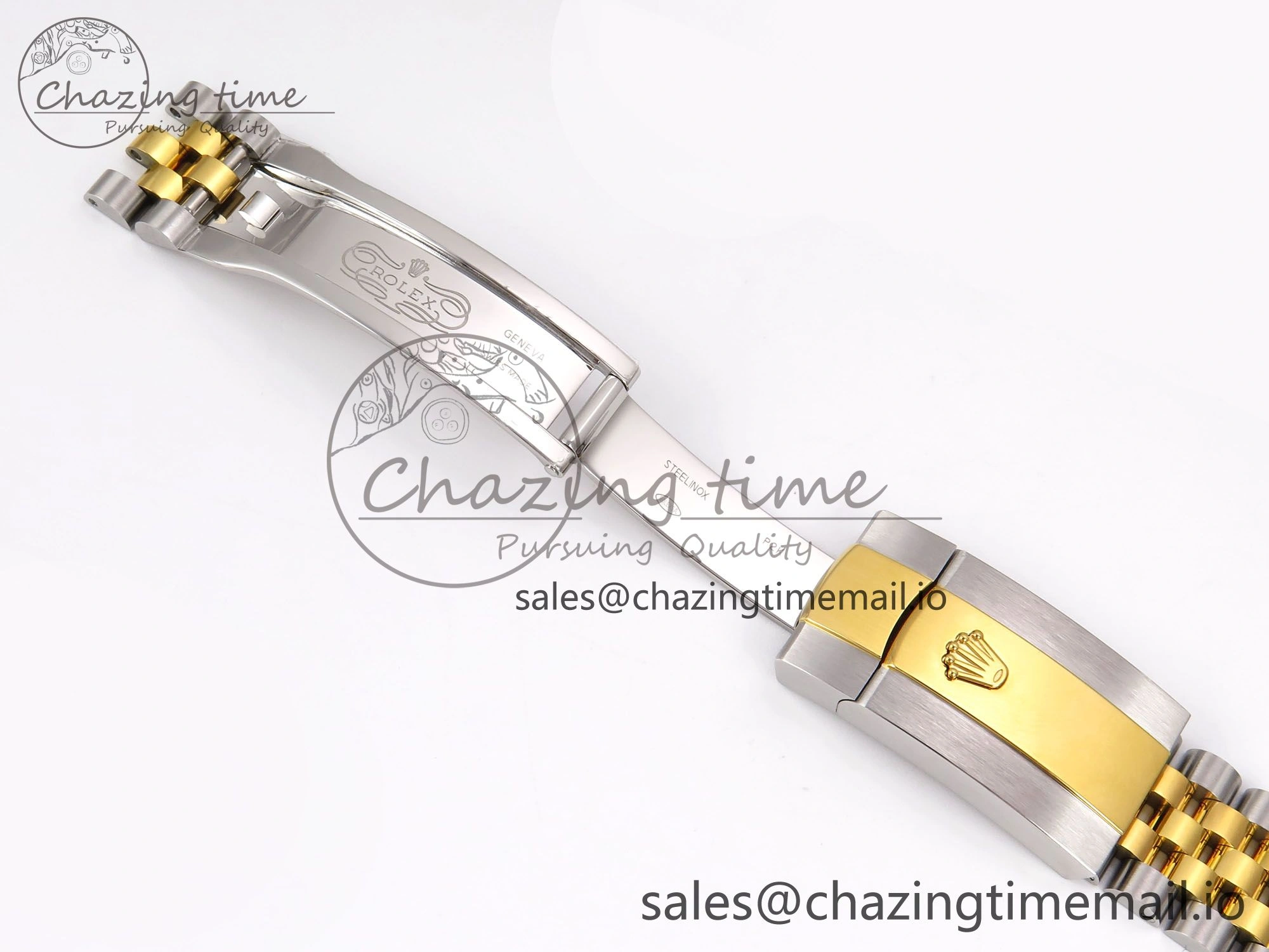 DateJust 36 SS YG 126233 VSF 1:1 Best Edition 904L Steel YG Leaf Dial on Jubilee Bracelet VS3235
