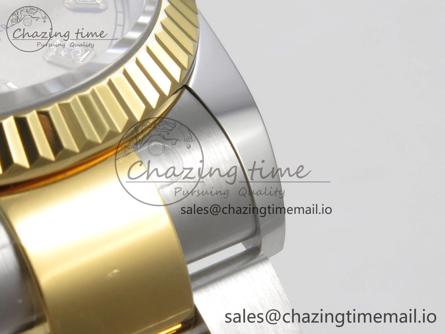DateJust 36 SS YG ARF 1:1 Best Edition 904L Steel YG Diamonds Dial on Oyster Bracelet SH3235